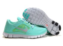Бирюзовые женские кроссовки Nike Free 50 run для бега